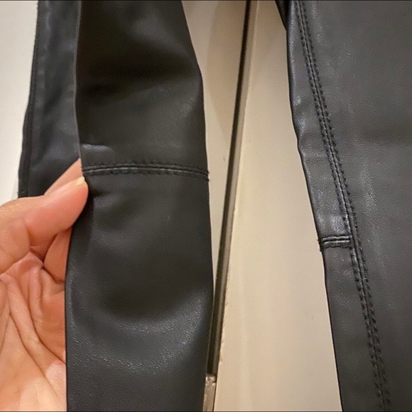 SOLD Zara faux leather leggings nwot - Picture 3 of 5